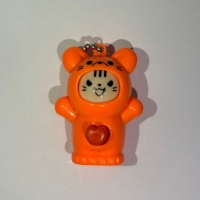 Breloc figurina cu schimbare a fetei, Cartoon Face, 4 cm, portocaliu, Vivo FIGURINA-ORANGE